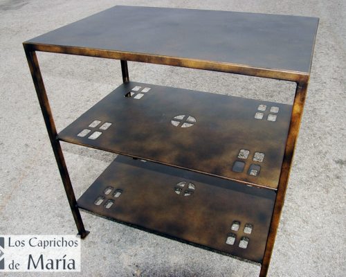 Mesa Auxiliar de Forja Troquel, LOSCAPRICHOSDEMARIA.COM