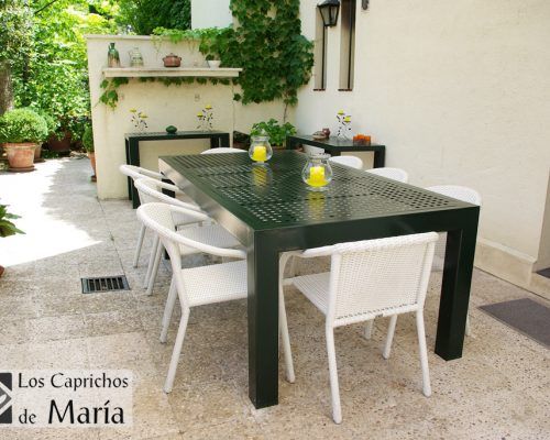 MESA DE COMEDOR DE FORJA-17MCC-01- LOSCAPRICHOSDEMARIA.COM