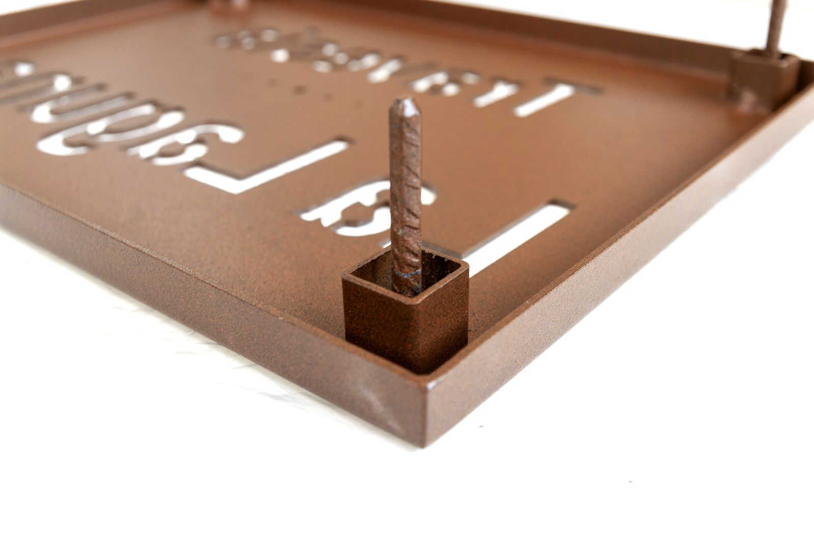 ROTULO ACERO CORTEN 61RO-01 LOSCAPRICHOSDEMARIA.COM