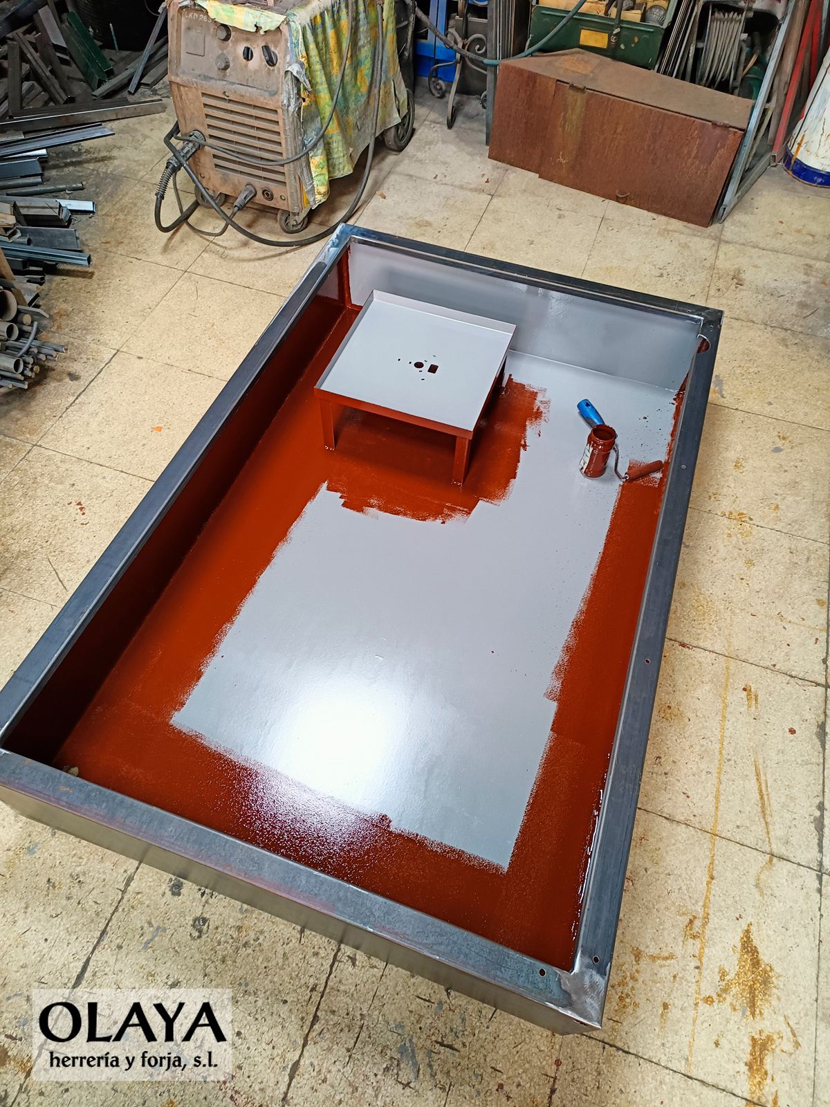 FUENTE DE ACERO CORTEN 29-07 OLAYAHERRERIAYFORJA.COM